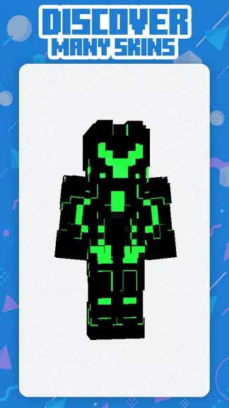 Neon Squad Skin Minecraft ảnh chụp màn hình 1