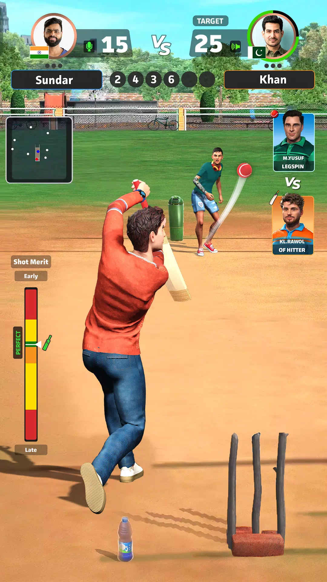 Cricket Gangsta™-Cricket Game ảnh chụp màn hình 1