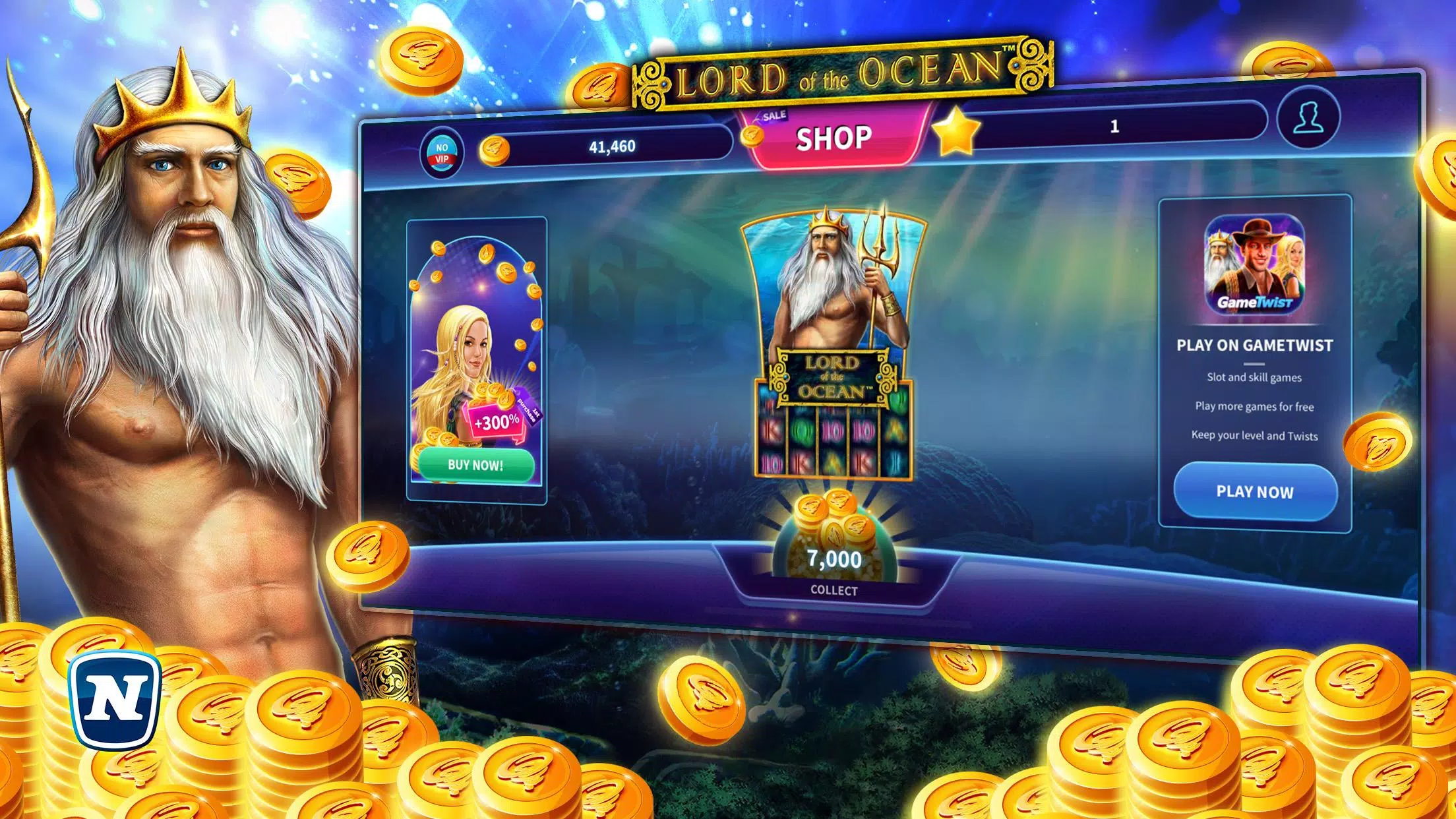 Lord of the Ocean™ Slot Screenshot 2