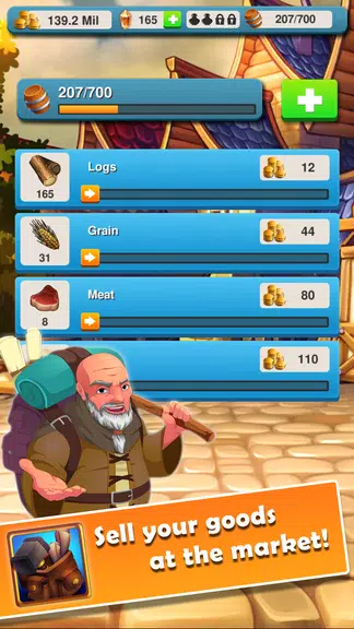 Idle Crafting Kingdom ekran görüntüsü 1