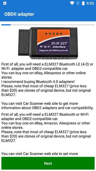 Car Scanner ELM OBD2 zrzut ekranu 1