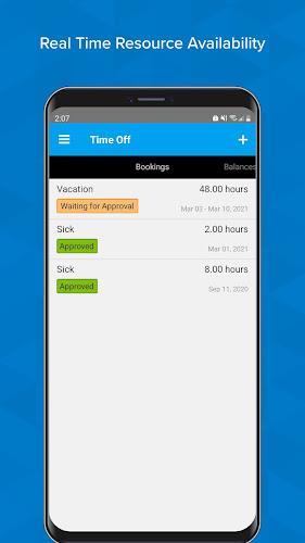 Timesheets - Time Tracking App Captura de tela 2