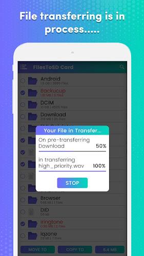 Transfer phone to SD Card – Fi экрана 4