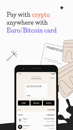 Mercuryo Bitcoin Cryptowallet ảnh chụp màn hình 4