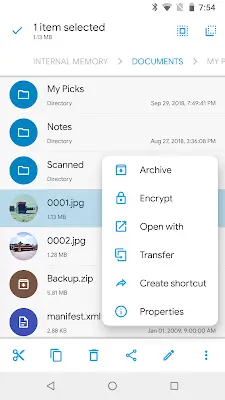 Solid Explorer File Manager экрана 1