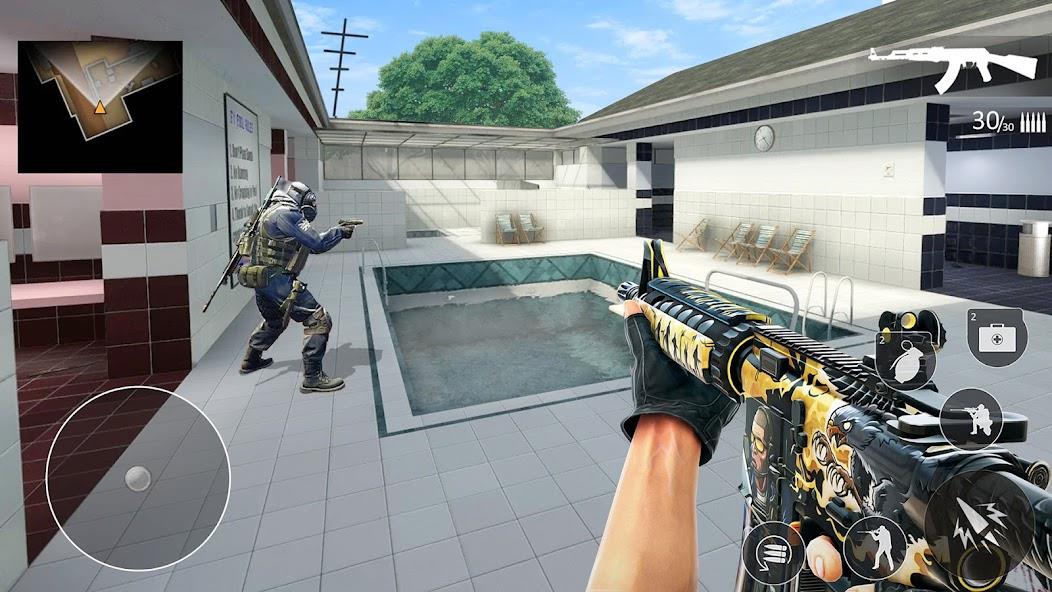 Anti Terrorist Shooting Games Mod স্ক্রিনশট 2