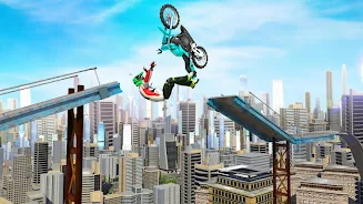 Bike Stunts 3D - Rooftop Chall экрана 4