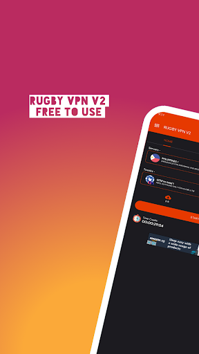 RUGBY VPN V2 screenshot 1