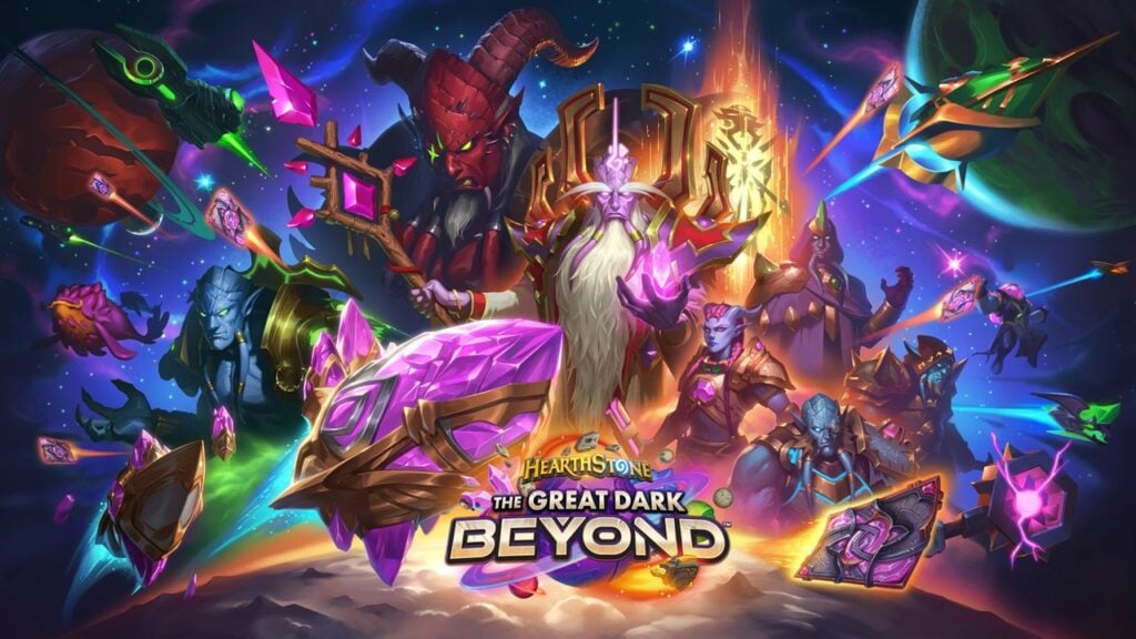 Hearthstone dropt binnenkort zijn volgende uitbreiding, The Great Dark Beyond!