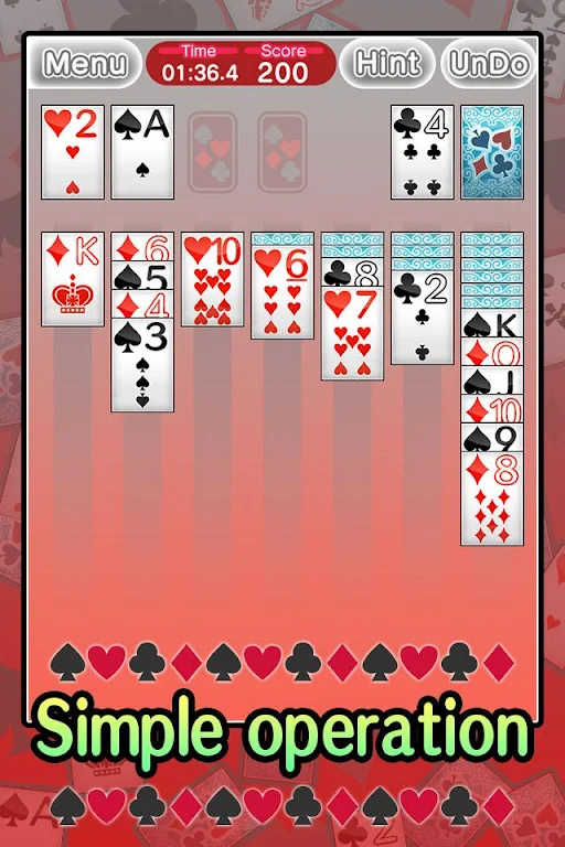 Basic Solitaire Klondike screenshot 1