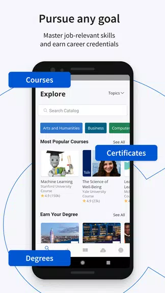 Coursera: Learn career skills ekran görüntüsü 3