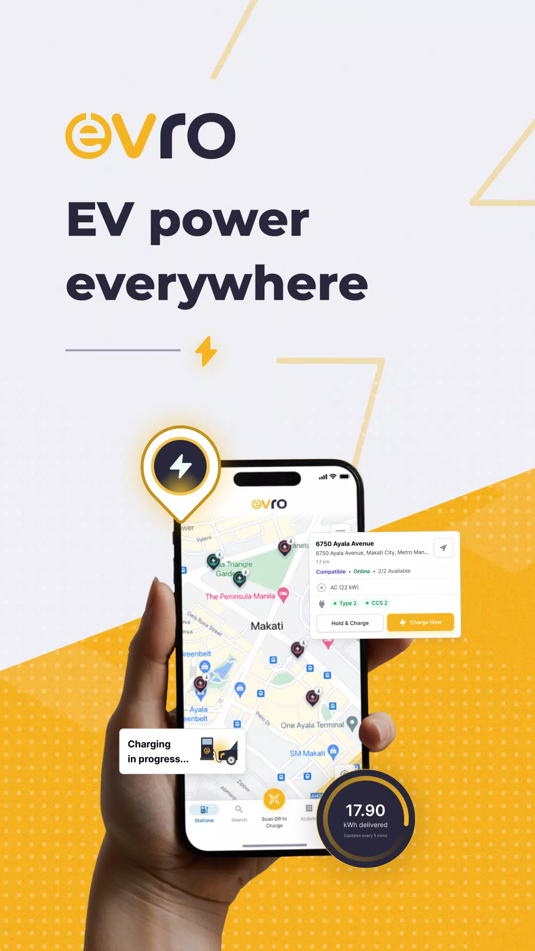 EVRO - EV Power Everywhere ảnh chụp màn hình 1