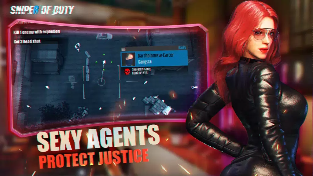 Sniper of Duty:Sexy Agent Spy ekran görüntüsü 3