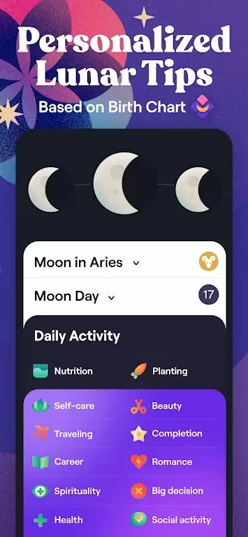 Screenshot Moonly App - Calendário Lunar 3