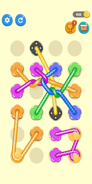 Tangled Line 3D: Knot Twisted स्क्रीनशॉट 2