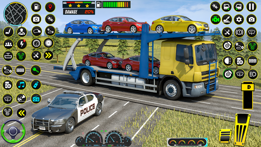 Cargo Truck Simulator Games 3D ဖန်သားပြင်ဓာတ်ပုံ 4