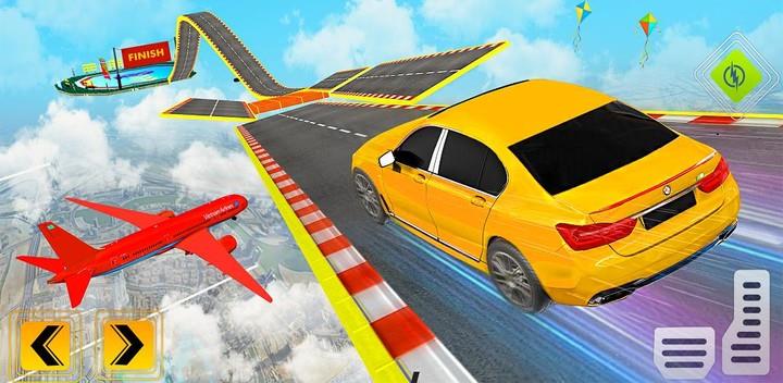 Crazy Mega Ramp Car Stunt Game ekran görüntüsü 3