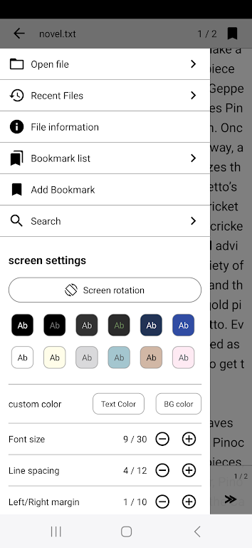 Readbook - Text Viewer應用截圖第2張