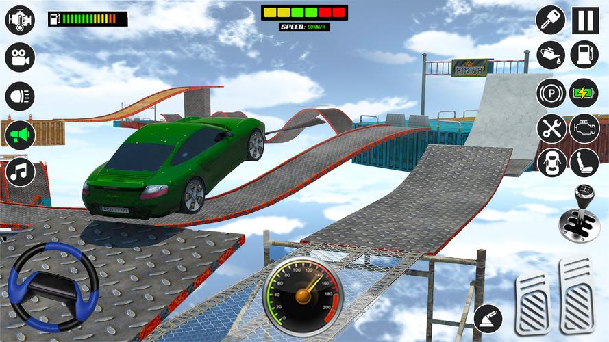 Mega Ramp Car Stunt Games 3d captura de pantalla 