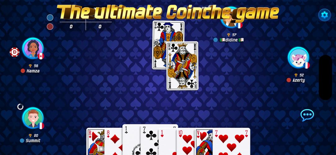 Coinche online captura de pantalla 