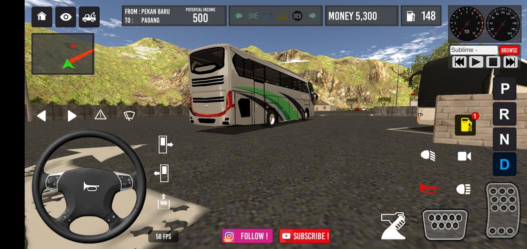 IDBS Simulator Bus Sumatera экрана 3