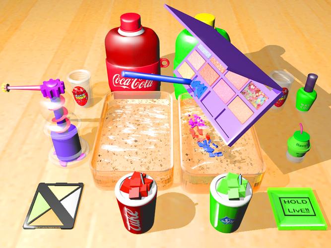 Makeup Slime Fidget Toys Games captura de pantalla 