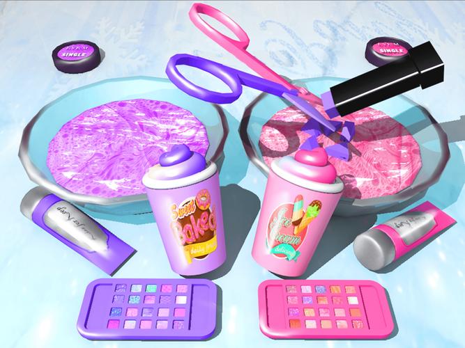 Makeup Slime Fidget Toys Games captura de pantalla 