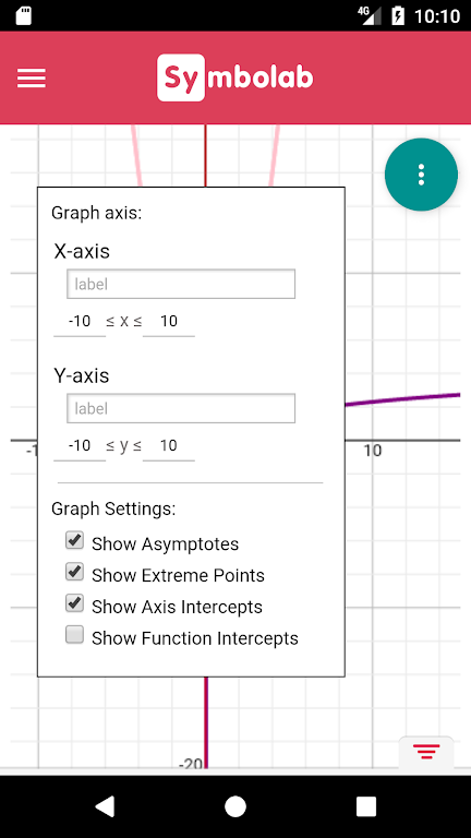 Symbolab Graphing Calculator应用截图第4张