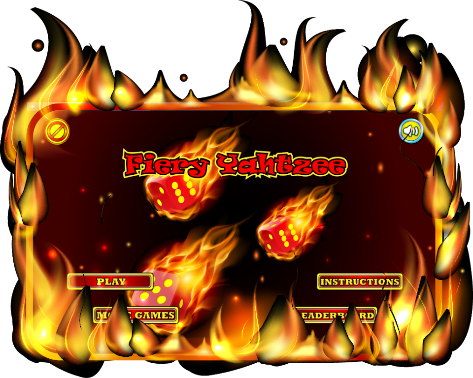 Flaming Yatzy - Ignited Dice स्क्रीनशॉट 1