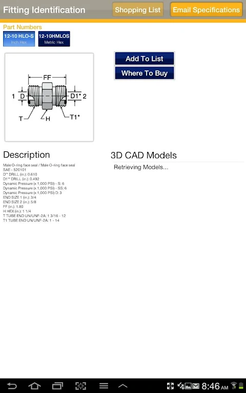 Fitting Finder screenshot 3