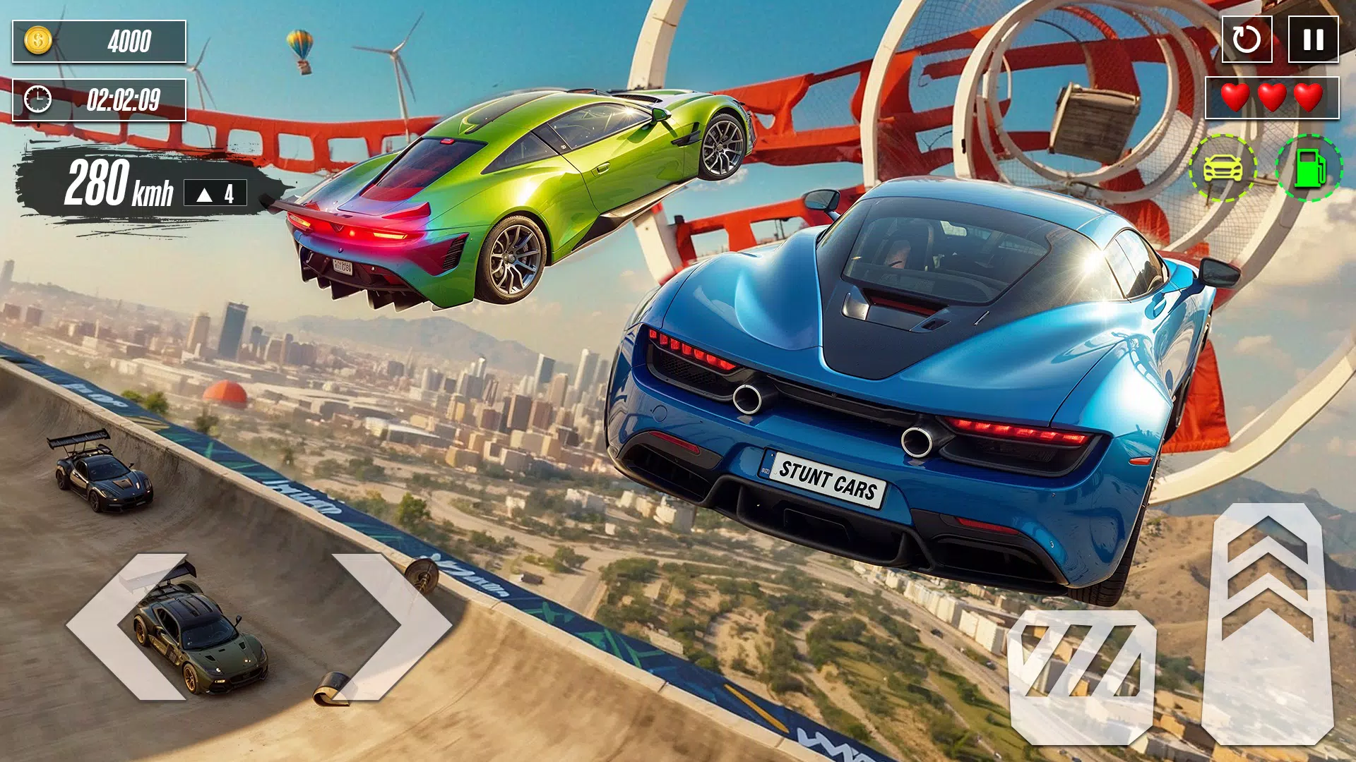 Mega Ramp Stunt: GT Car Racing应用截图第1张