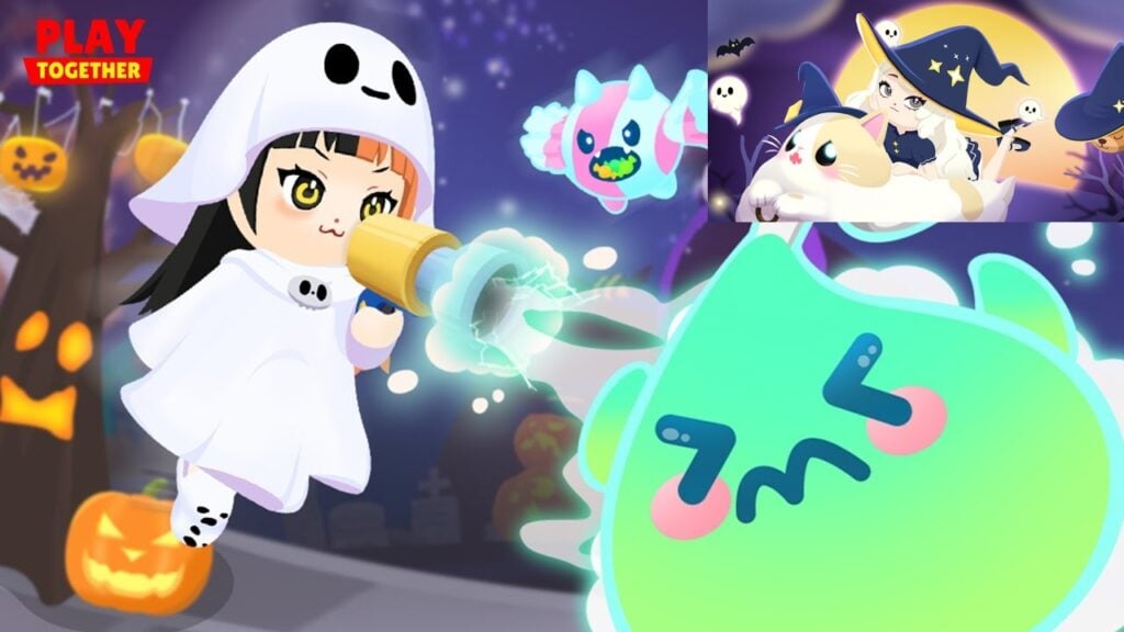 Búsqueda de golosinas de Halloween: libera tu equipo en Play Together