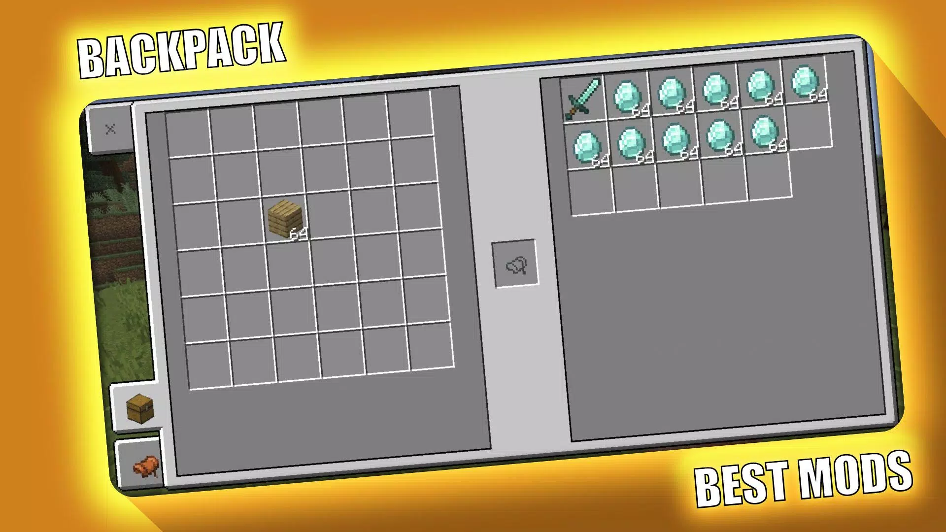 BackPack Mod for Minecraft PE zrzut ekranu 3