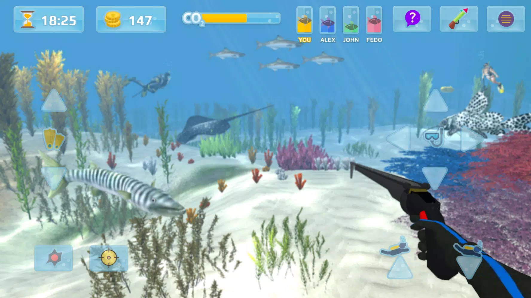 Hunter underwater spearfishing Screenshot 4