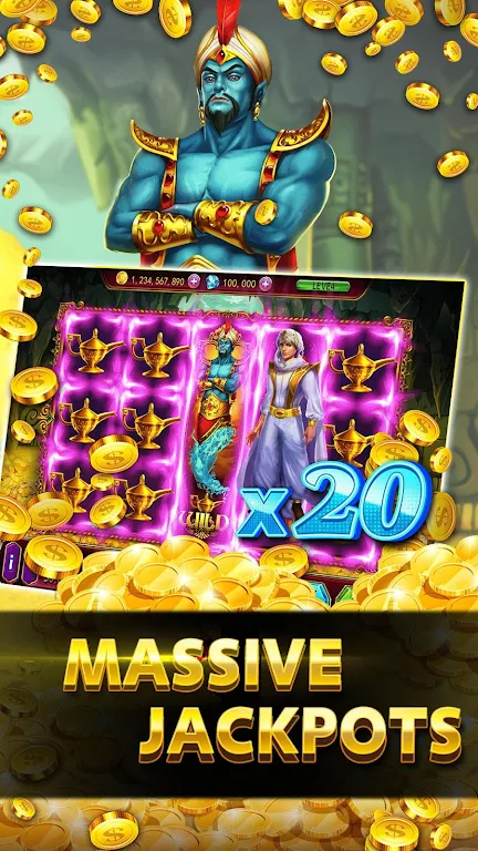 Manic Casino - Vegas Slots Party ảnh chụp màn hình 2