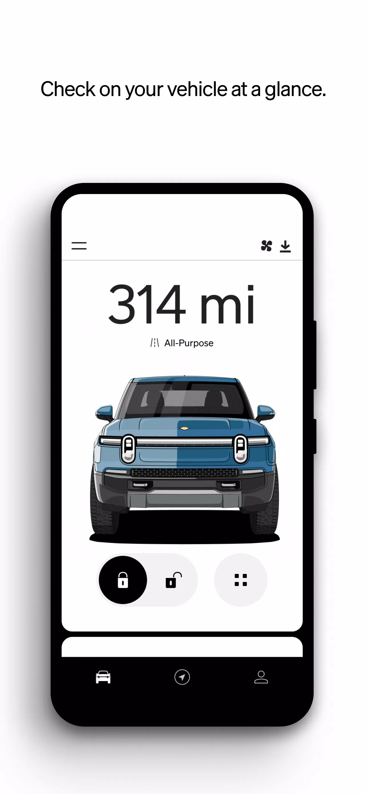 Rivian ဖန်သားပြင်ဓာတ်ပုံ 1