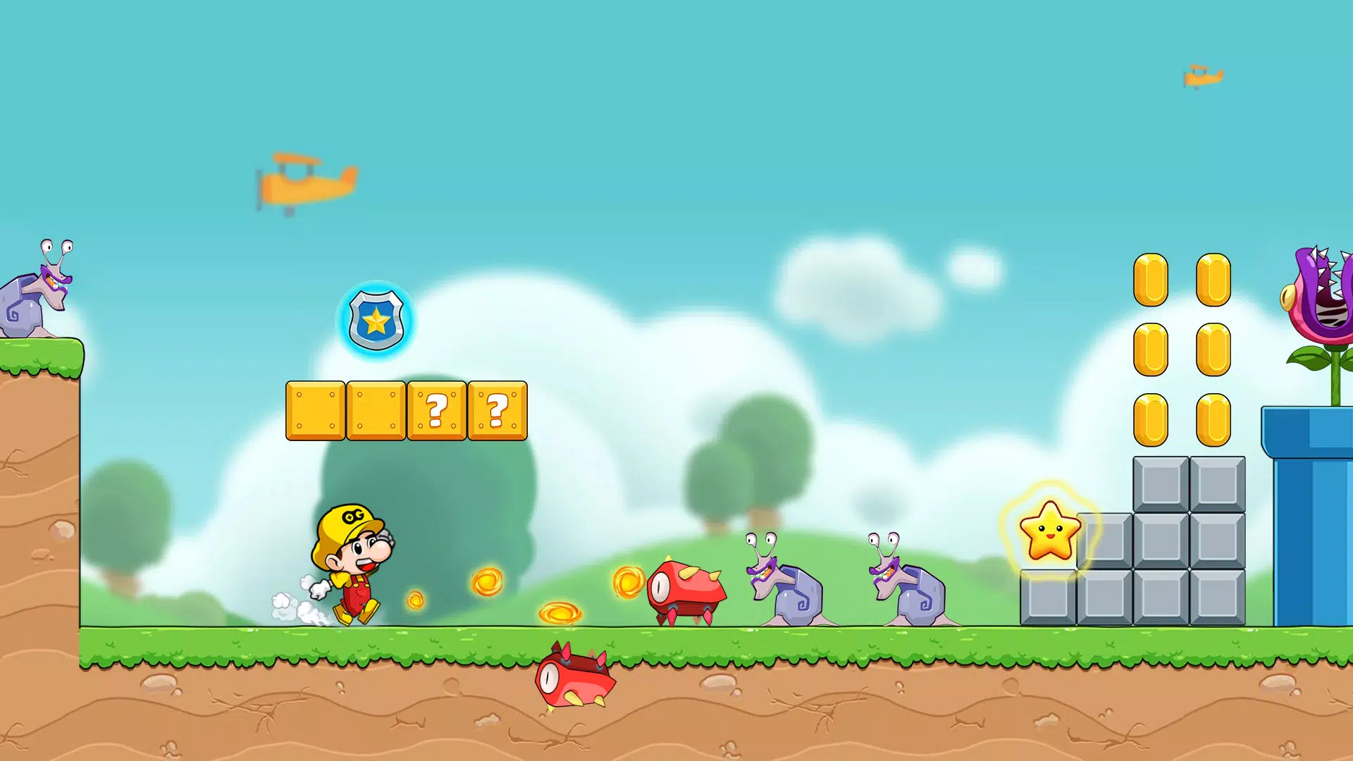 Screenshot Bean’s World Super: Run Games 2