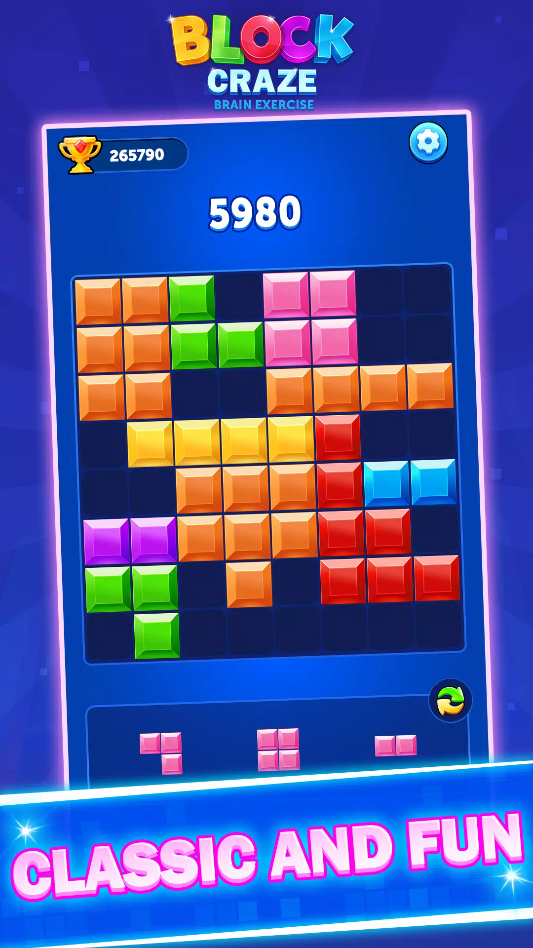 Block Craze：Brain Exercise ekran görüntüsü 4