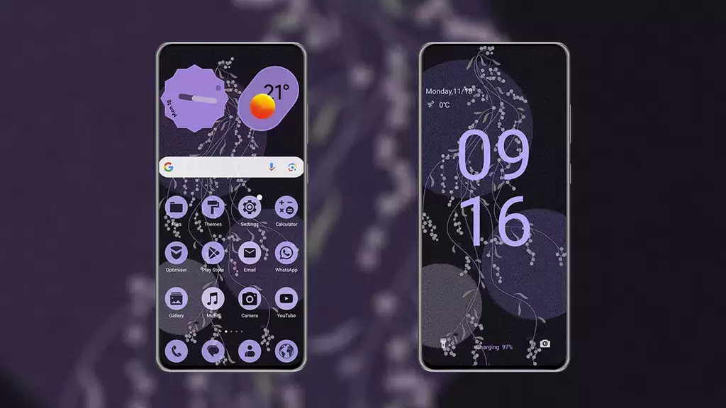 PixPurple EMUI MagicOS Theme ဖန်သားပြင်ဓာတ်ပုံ 2