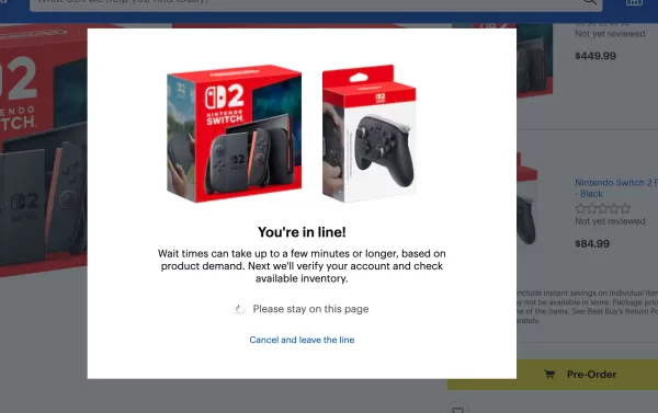 Digital queue frustration