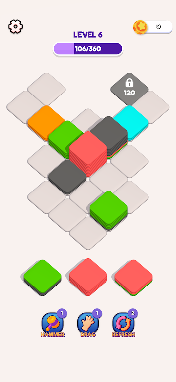 Block Sort 3D - ASMR Tile Sort Screenshot 3