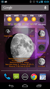 Moon Phase Widget zrzut ekranu 3