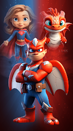 Mix Superhero Avatar Generate ảnh chụp màn hình 4