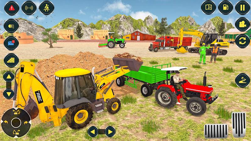 Village Excavator JCB Games স্ক্রিনশট 1