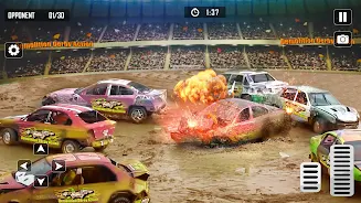 X Demolition Derby: Car Racing Captura de tela 3