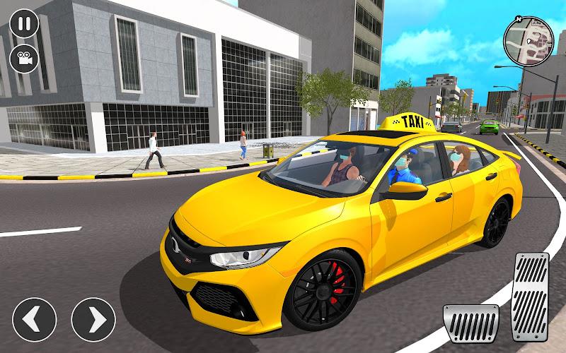 Open World Taxi Sim 2023 ảnh chụp màn hình 1