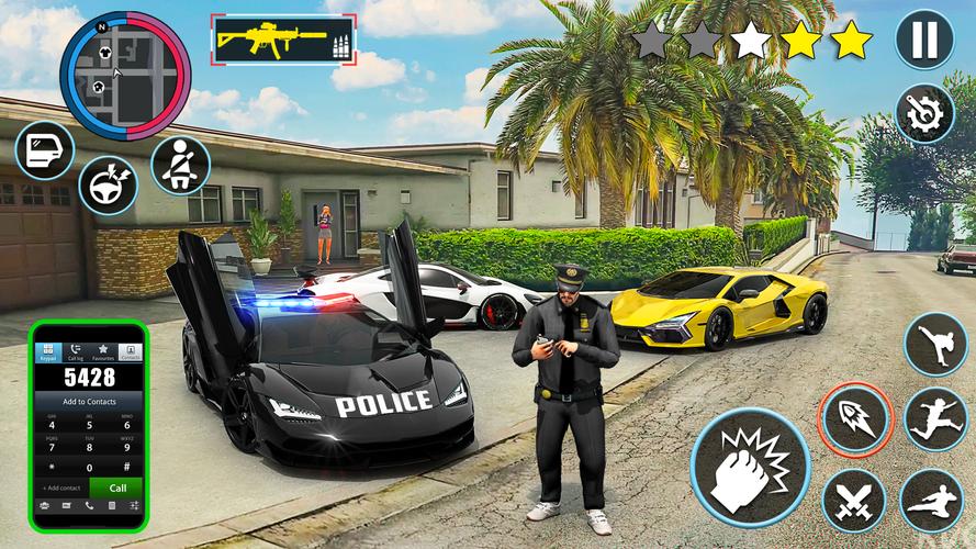Police Game Transport Truck экрана 1