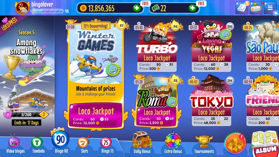 Bingo Lotto Tombola Online Screenshot 2