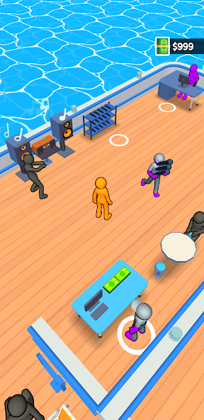 Boat Venture: Idle Manager Mod captura de pantalla 