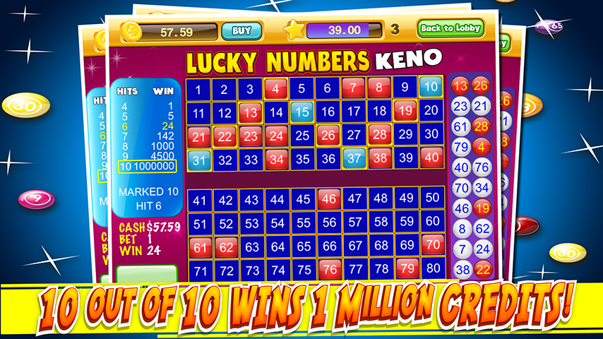 Screenshot Las Vegas Keno Numbers Free 1